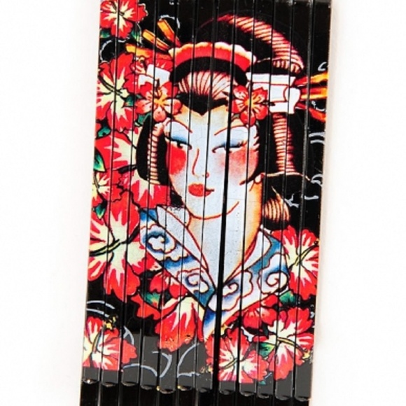 Ed Hardy Accessories Geisha Girl Hair Bobby Pins New In Box